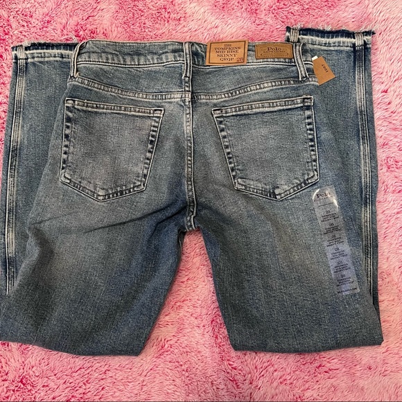 Polo Ralph Lauren Tompkins Mid Rise Skinny Corp Jean - Picture 9 of 16
